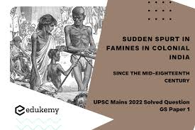 in famines in colonial India ...