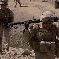 U.S. Marine Lance Cpl. Logan Landis, rifleman with