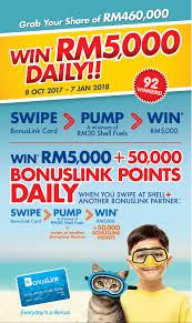 Bank's rewards credit card & apply online. Shell Swipe Pump Win Rm5 000 Daily With Bonuslink Card