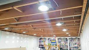 Use the recessed lighting calculator on this page to calculate the placement and spacing for general lighting in a room. Let There Be Lights Basement Renovation Update Organizing Homelife Basement Lighting Basement Renovations Installing Recessed Lighting