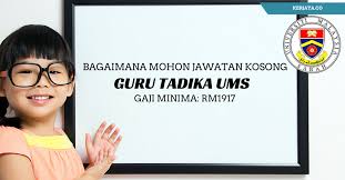 Jawatan kosong terkini kerajaan dan swasta di seluruh malaysia tahun 2020. Jawatan Kosong Terkini Bagaimana Mohon Jawatan Kosong Guru Tadika Ums Kerja Kosong Kerajaan Swasta