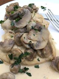 Chicken With Mushroom Cream Sauce A K A Supremes De Volaille Aux Champignons My Not So Dutch Kitchen Recipe French Cooking Mushroom Cream Sauces Cooking
