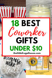 18 Christmas Gifts For Coworkers Under 10 The Little Frugal House Employee Christmas Gifts Christmas Gifts For Coworkers Affordable Christmas Gifts