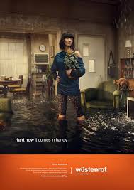 Wustenrot Flood With Images Creative Advertising Campaign Insurance Ads Photoshop Photography
