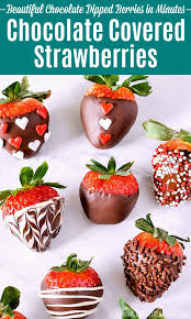 Chocolate covered strawberries are an easy treat to make as an edible gift or special dessert at home. Easy Chocolate Covered Strawberries Recipe Hello Little Home