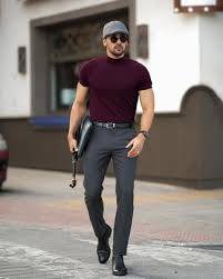 Basics, button downs, bell sleeves, work blouses, knit tops Dark Purple T Shirt Outfits For Men 84 Ideas Outfits Lookastic