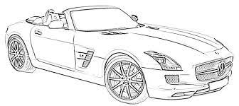 mercedes benz sport coloring page car pages voiture de coloriage a imprimer jolies thanksgiving youtube