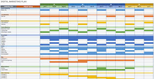 Digital Marketing Plan In Excel Digital Marketing Plan