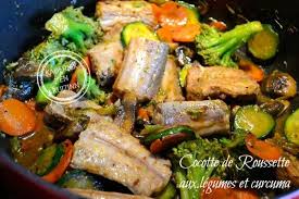 Cocotte Poisson Recette De Roussette Ou Saumonette Aux Legumes Printaniers Croquants Bio Et Releve Avec Recette Saumonette Recette Poisson Repas Sans Viande