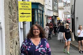 Salcombe has two beaches, north sands and south sands, both of which remain. Coronavirus Salcombe Visitor Avoiding Town Like The Plague Bbc News