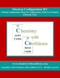 Electron Configuration Ws Orbital Electron Noble Gas