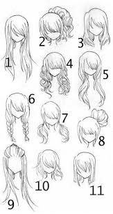 Cute hairstyles for short hair. Hair Drawing Manga Anime Hairstyles 24 Ideas For 2019