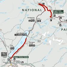 Discover national park map overlays with this member perk. Bicycling Glacier National Park U S National Park Service