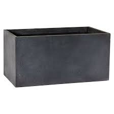 Mega Collections Pflanzgefass Glasgow L X B X H 100 X 45 X 45 Cm Dunkelgrau Pflanzkasten Glasgow Pflanzgefasse