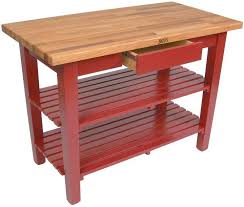 John Boos Co Oak Table With Shelves 48 X 24 X 35 Oak Table Red Barns Table