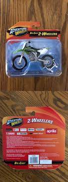 Contemporary Manufacture 45348 Adventure Wheels Die Cast 2 Wheelers Kawasaki Motorcross Dirt Bike Buy It N Motorcross Motorcycle Model Kits Motorcross Bike