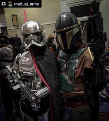 Katsucon Was So Much Fun This Year Here S Me In My Captain Phasma And Matt In His Awesome Mandalorian That He Made In Such A Cosplay Mcdaniel Instagram Posts