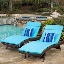 Make the decoration and put it in the outdoor will make the great effect for anyone. Salem Outdoor Chaise Lounge Cushions Set Of 2 Cushions Only By Christopher Knight Home On Sale Overstock 9176362