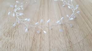Haarschmuck Kopfschmuck Haarreif Perlen Kommunion Hochzeit Braut Brautschmuck Bridal Jewelry Etsy Jewelry Etsy Earrings