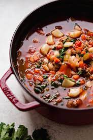 Hearty Minestrone Soup Recipe The Best Plays Well With Butter Recipe Hearty Minestrone Soup Recipe Hearty Soup Recipes Minestrone Soup