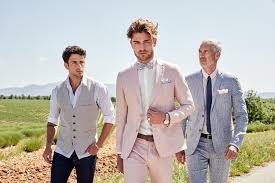 Costume mariage homme le choix du costume de mariage pour homme paraît facile, mais il faut prendre quelques paramètres en compte, comme la taille et la. Osez La Veste En Lin Pour Votre Mariage Conseils Styles Father And Sons