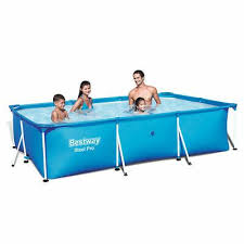 Piscina Fuoriterra Bestway Rettangolare In Pvc 300x201xh66 Cm Fuori Terra 51158 Nel 2020 Piscina Rettangolare Piscina Piscina Fuori Terra