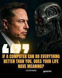 Probably none of us will have a job.” #ElonMusk said universal basic income  will take off once #AI replaces all of us! Do you think Ai will be the end  of us?