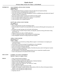 Maybe you would like to learn more about one of these? Application Tester Resume Samples Velvet Jobs