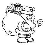 Looking for an easter egg coloring page? Santa Clauss With A Fat Christmas Sacks For Good Childrens On Christmas Coloring Page Color Luna