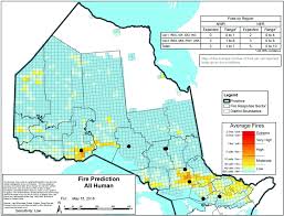 Forest fire map north bay ontario. The Development And Implementation Of A Human Caused Wildland Fire Occurrence Prediction System For The Province Of Ontario Canada