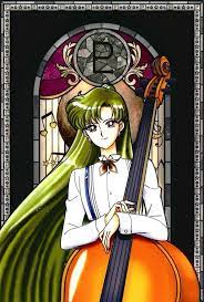 Bass Player Setsuna Meiou Trista Aeon Anime Manga Por Do Sol