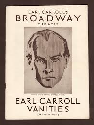 Milton Berle (Debut) "EARL CARROLL VANITIES" Harold Arlen 1932 Broadway  Playbill
