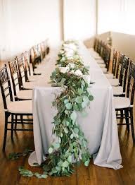 19 Ways To Save Serious Money On Your Wedding Decor Eucalyptus Wedding Decor Greenery Wedding Decor Wedding Table Garland