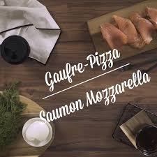 Gauffre Pizza Saumon Mozzarella Video Kitchen