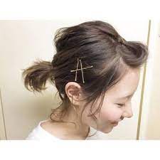 髪の長さ別 ささっときっちりまとめ髪 運動や家事をするにも便利だね キナリノ ボブ ヘアアレンジ ヘアピン アレンジ ボブ アレンジ