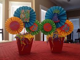 Surprise Birthday Party Ideas For Mom 70th Birthday Centerpieces For Mom S Surprise Party Birthday Centerpieces 70th Birthday Diy Projects To Try