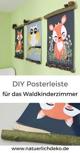 Gallery wandbilder babyzimmer selber malen. Posterleisten Aus Holz Fur Das Waldkinderzimmer Basteln Naturlich Deko Kinderzimmer Selber Machen Poster Kinderzimmer Wandbilder Kinderzimmer