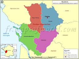 Carte De La Region Poitou Charentes Departements Les Grandes Villes En Poitou Charentes 54 Carte Des Regions Poitou Charentes Charente Maritime