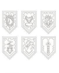 Share it with your friends! Nexo Lego Knights Shields Coloring Page Lego Coloring Pages Knight Birthday Party Lego Knights