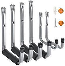 Heavy Duty Arm Garage Storage Utility Hooks With Eva Protector By Ihometech Wall Mount Garage Hangers Organizer Utility Hooks Hanger Organizer Bike Storage