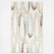 Oval loops in ethereal blue, russet and cream hues float across our liotti watercolor rug. Crate And Barrel Liotti Watercolor Rug Zola