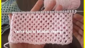 Yazlik Ajurlu Modeli Yapilisi Derya Baykal Orgu Modelleri 2020 Orgu Battaniye Tig Orme Tezgahi Desenleri