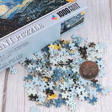 A picture stuck onto wood or cardboard and cut into pieces of different shapes that must be…. 1000 Pcs High Definition Large Puzzles Toys 13 Patterns Buy At A Low Prices On Joom E Commerce Platform