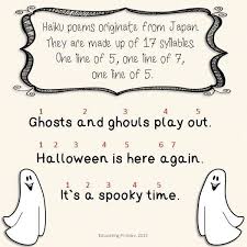 Halloween Haiku Templates Google Search Halloween Poems Writing Templates Halloween Words