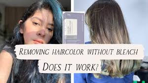 If you are applying this as an entirely new color, then. Removing Haircolor Without Bleach Does It Work Ion Haircolor Remover Youtube