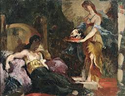 Andrea Solario Salome With The Head Of Saint John The Baptist Pin On Two Heads Are Better Than One