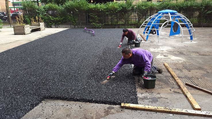Poured In Place - The Installation Process