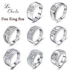Dalam astrologi, jari ini dikaitkan dengan bulan dan melambangkan. S925 Silver 925 Zirconia Adjustable Men Ring Cincin Perak Lelaki Simple Cool Men S Statement Ring Free Size Wish