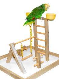 Parrot Perch Pet Bird Play Gym Stand Table Top Perch Ebay Parrot Perch Bird Play Gym Bird Perch