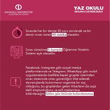 İlk kez sınav yerim yaşar üniversitesi/ i̇zmir 'e verilmiş. Anadolu Universitesi Bati Avrupa Burosu Posts Facebook